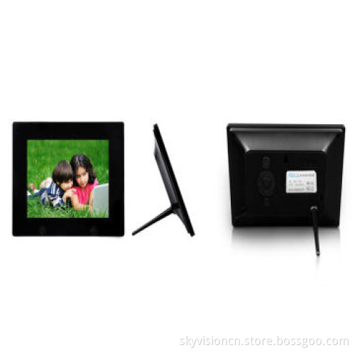 8-inch Digital Photo Frame, SD Card Lock Function with Mirror Cover